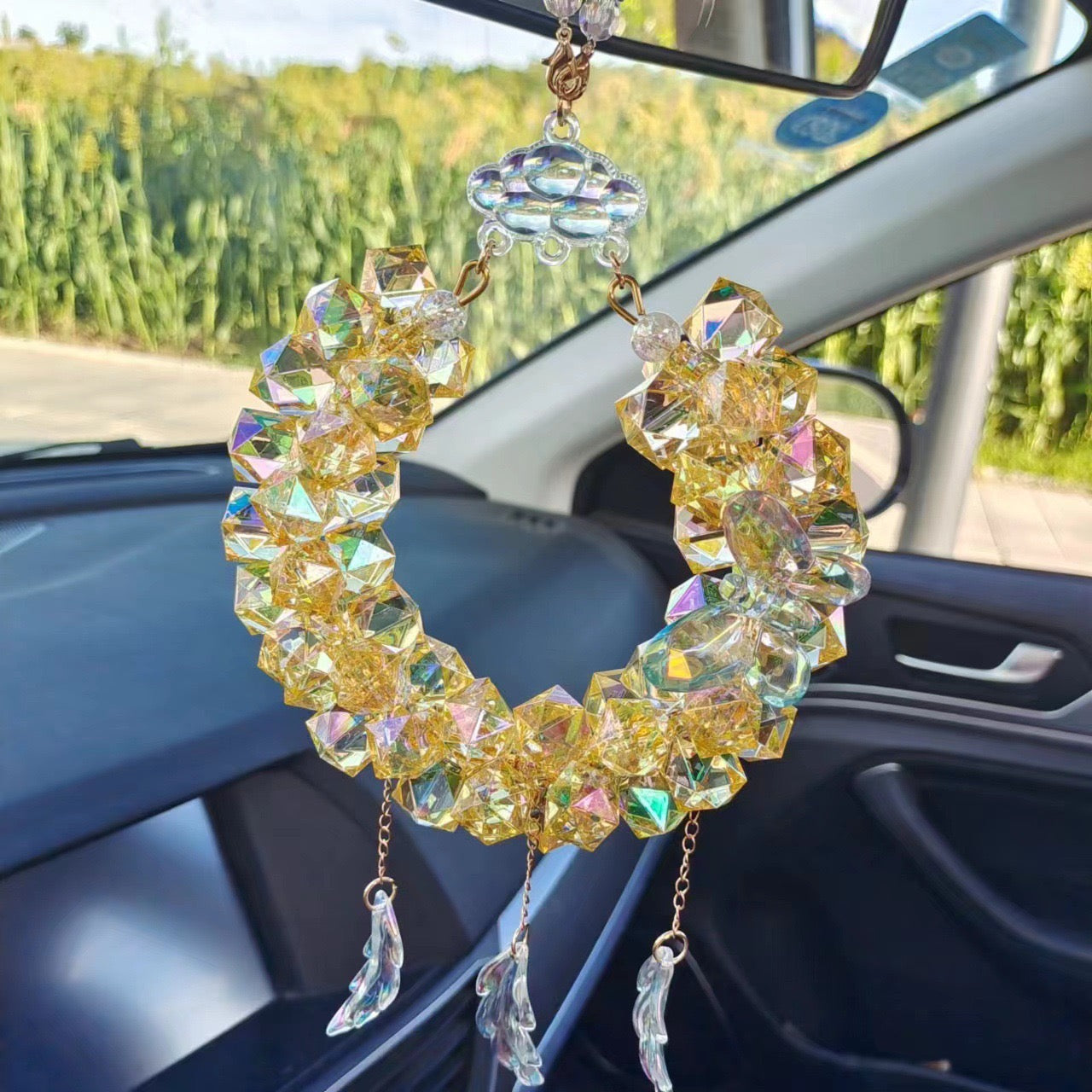 Crystal colorful Car accessories