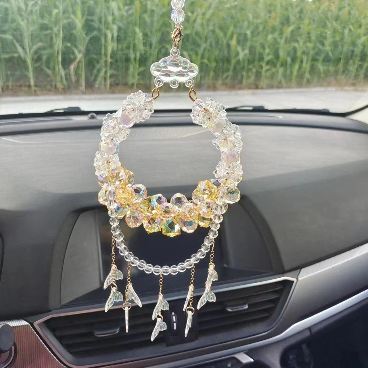 Crystal colorful Car accessories