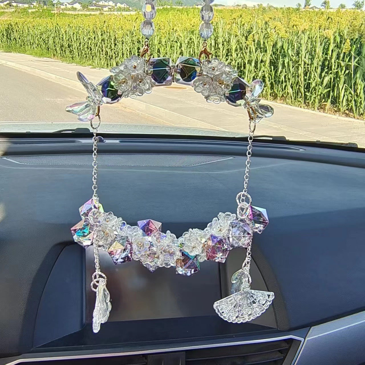 Crystal colorful Car accessories